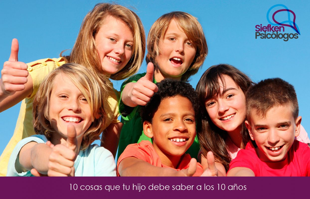 10 cosas que tu hijo debe saber